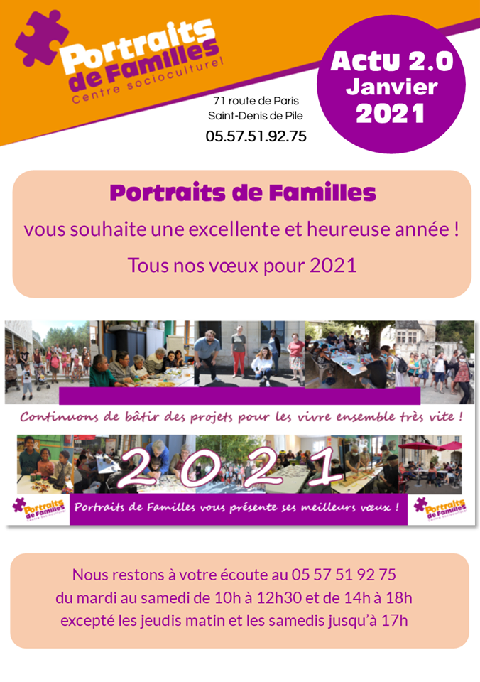 programme Portraits de Familles  janvier 2021 page 1