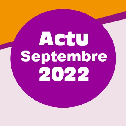 Programme du mois de septembre 2022