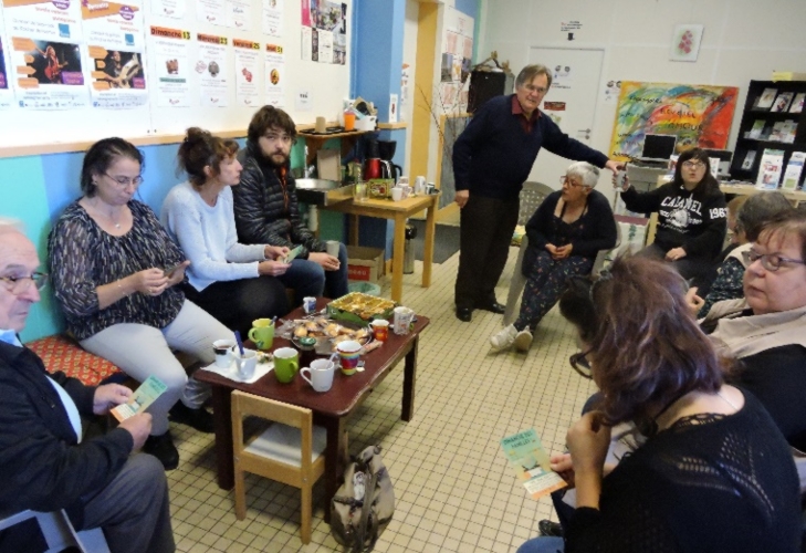 Pause café à Alcide Saint-denis de Pile